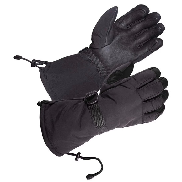 Black Men's Winter Gloves - Picture 2 of 6